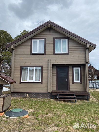 Дом двухэтажный из бруса