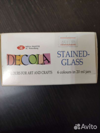 Акриловые краски для витража