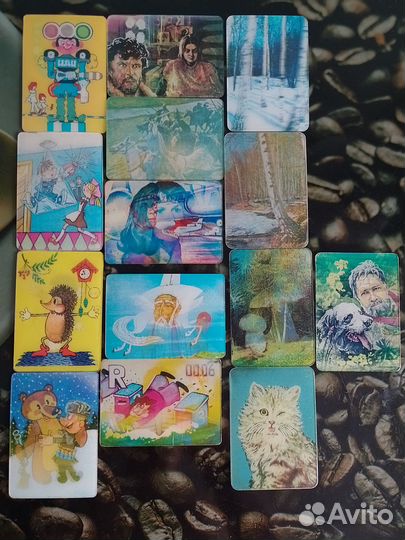 Переливные календарики СССР 1981-1988 гг