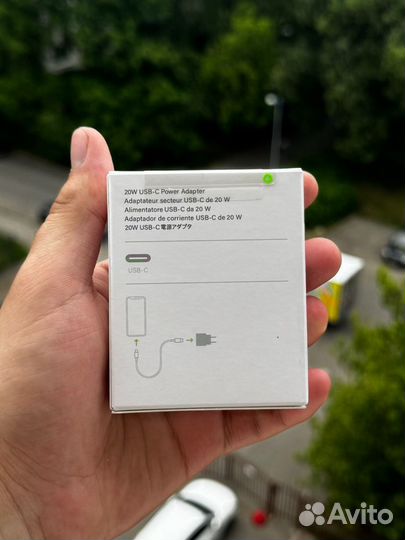 Адаптер / сзу питания Apple USB-C 20W оригинал