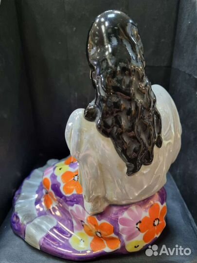 Статуэтка. Фарфор. СССР. цыганка. Дулёво. Есть пот