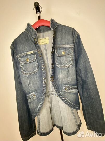 Джинсовый пиджак фрак Pantamo 44 р-р