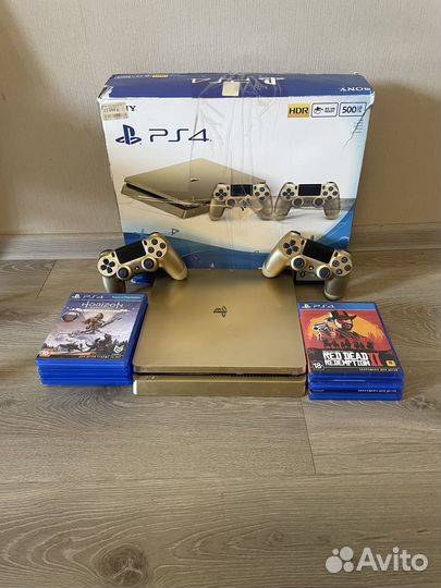 Sony PS 4 slim 500GB + 1TB+ 7игр