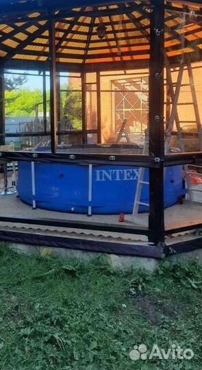 Мягкие окна для беседки