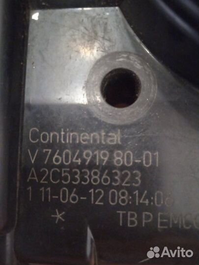 Заслонка дроссельная электрическая Peugeot 308 T7