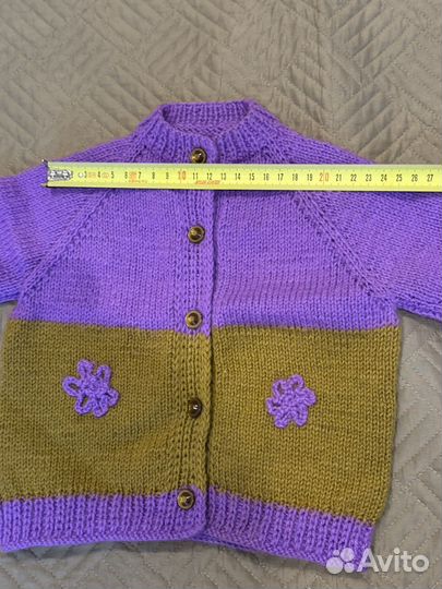 Кофта вязаная ручной работы детская