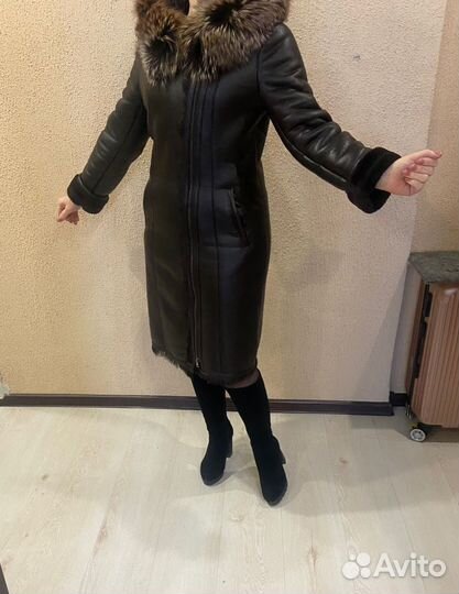 Дубленка женская зимняя