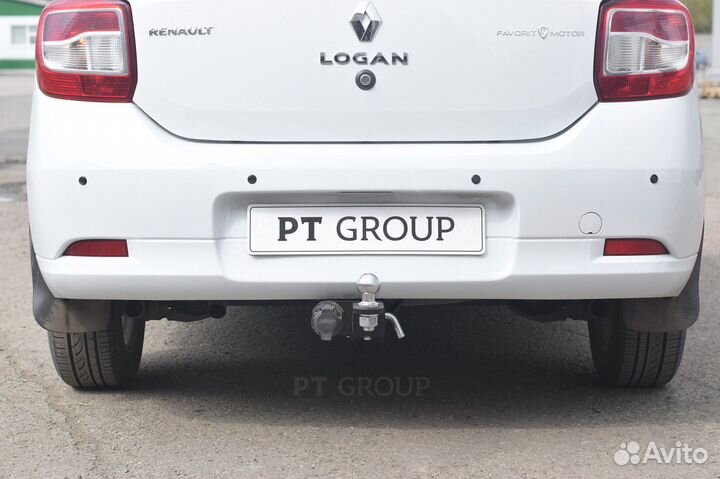 Фаркоп под квадрат Renault Logan
