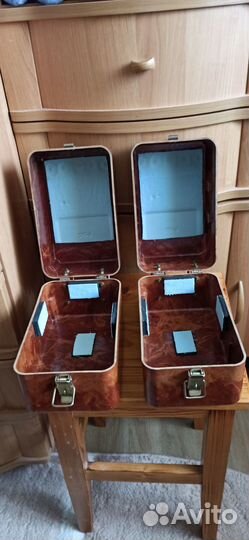 Бакелитовый-Карболитовый военный ящик СССР-2 штуки