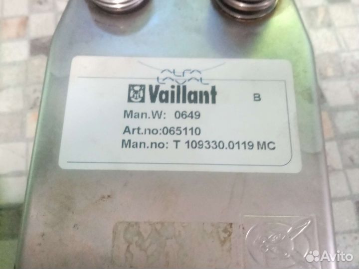Теплообменник для Vaillant оагв