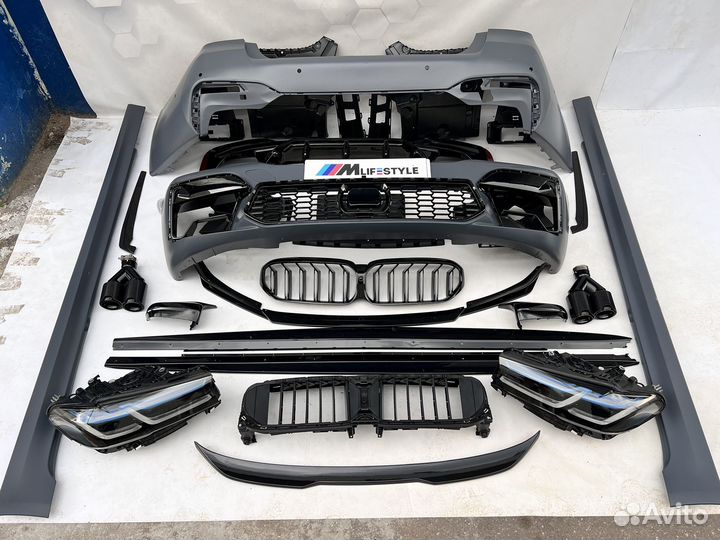 Обвес рестайлинг из BMW G30 В BMW M5 F90