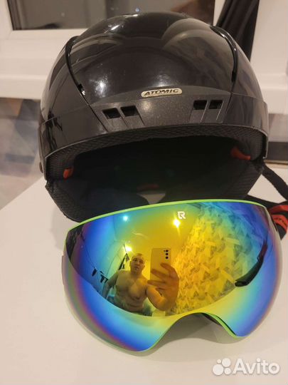 Шлем горнолыжный Atomic + маска