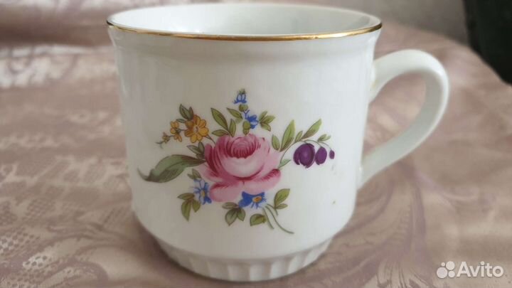 Набор чайной посуды Мейсенский букет