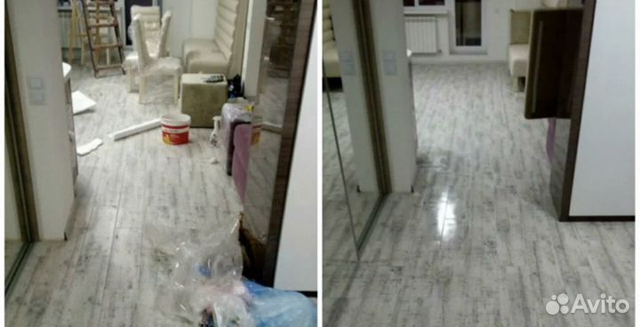 Клининг уборка квартир/домов/коммерческих