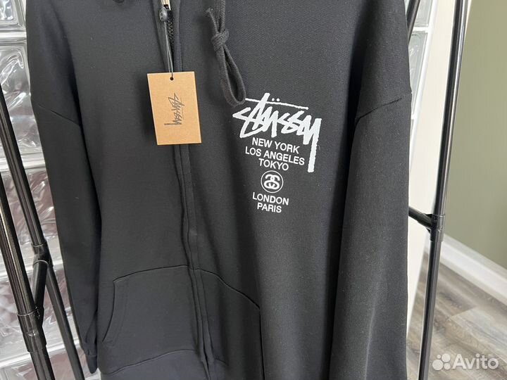 Зип худи stussy