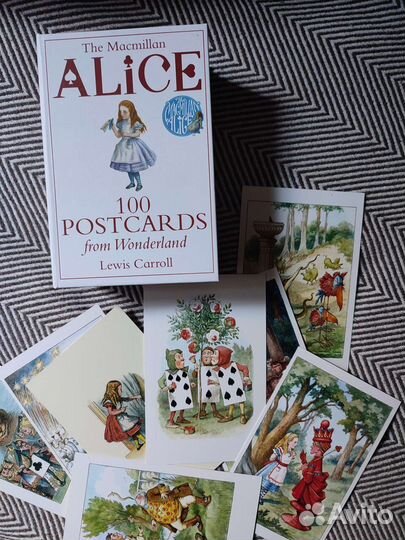 Открытки Алиса в стране чудес. Набор 100 штук