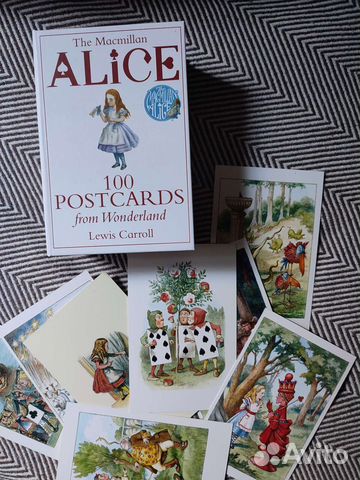 Открытки Алиса в стране чудес. Набор 100 штук