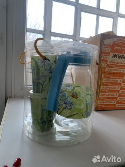 Кувшин и 4 стаканчика