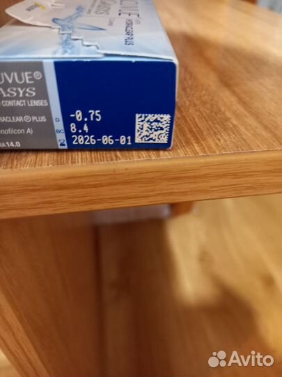 Линзы контактные acuvue oasys-0.75