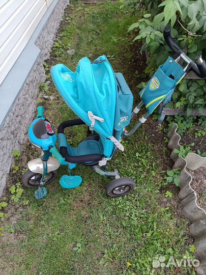 Велосипед трёхколёсный с родительской ручкой