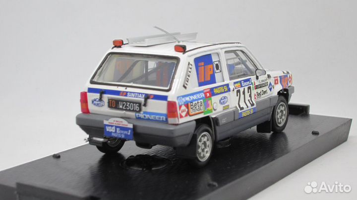 Fiat panda 4X4 N 213 rally paris dakar 1984 1:43