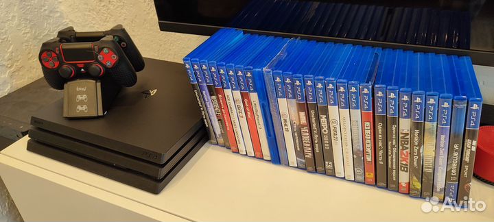Sony ps4 Pro 1tb + игры