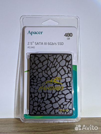 SSD Apacer AS340 480Гб новый