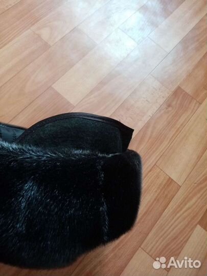 Меховая мужская шапка из нерпы