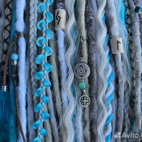 Комплект де косы и дреды