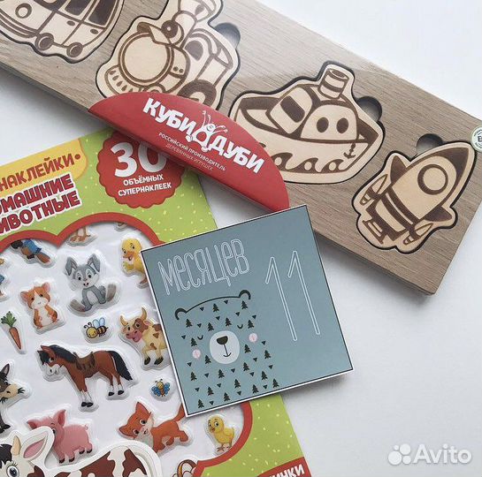 Пазлы деревянные вкладыши