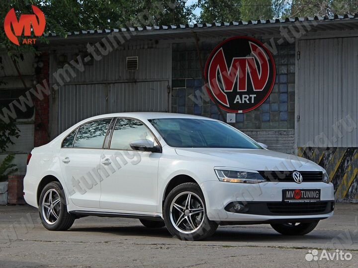 Накладки на пороги jetta 6 gli