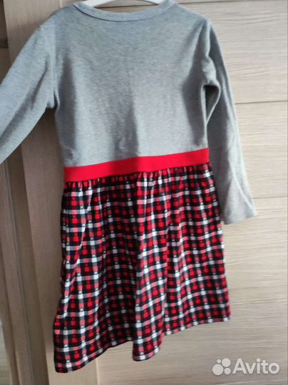 Платье тёплое 4-6 лет