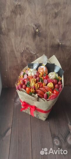 Съедобные букеты для мужчин. Вкусные подарки