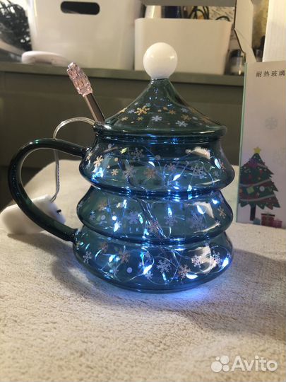 Сахарница кружка в виде ёлочки