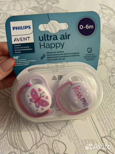 Пустышка avent 0 6