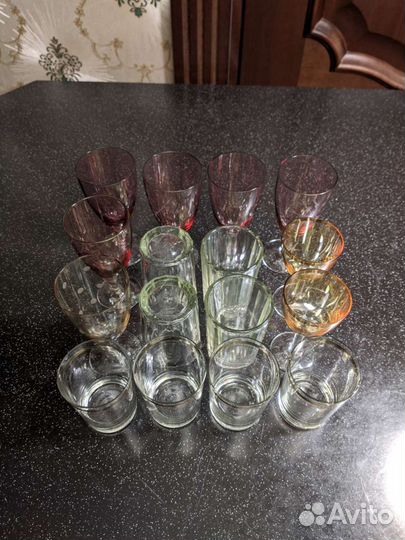 Бокалы стопки СССР