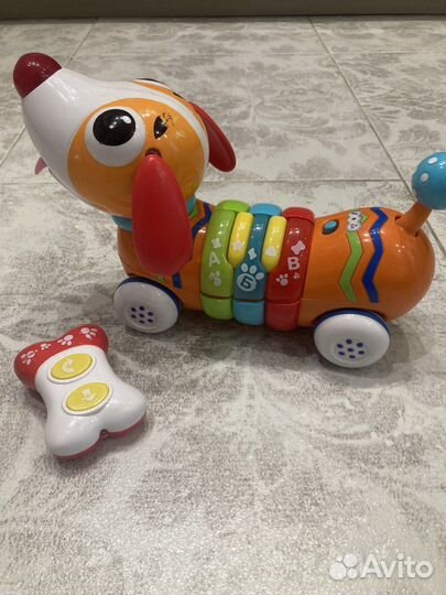 Игрушка музыкальная собачка + пульт