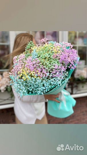 Букет из гипсофилы