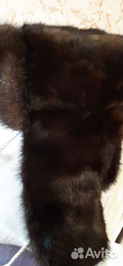 Норковая шапка мужская ушанка