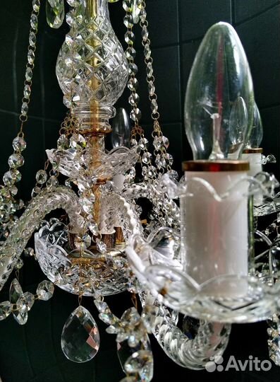 Люстра хрустальная богемия чехия