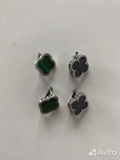 Серьги серебро