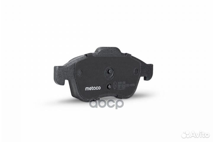 Колодки тормозные передние к-кт 3000-055 metaco