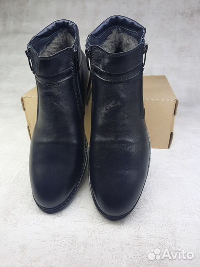 Ботинки зимние кожаные (Арт.86511)