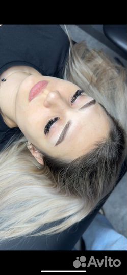 Перманентный макияж бровей и губ