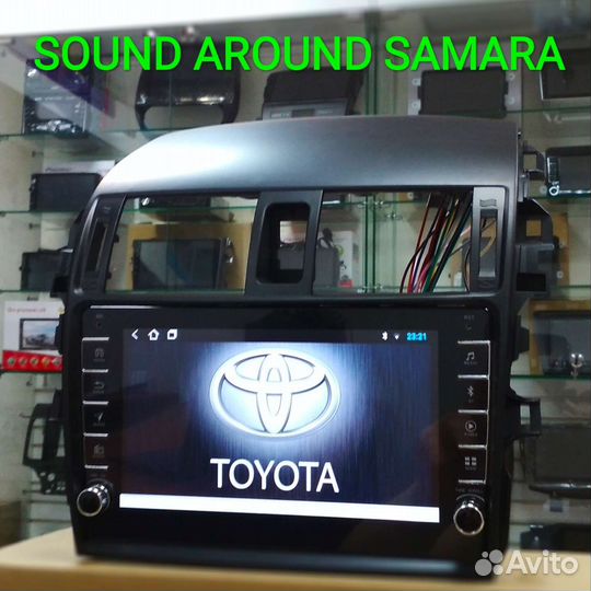 Магнитола Андройд крутилки 2+32 Toyota Corolla