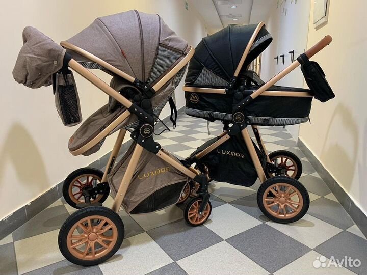 Коляска luxmom v9 3в1 трансформер