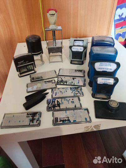 Оснастки, штампы, самонаборные штампы