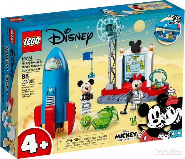 Lego Disney 10774 Космическая ракета Микки и Минни