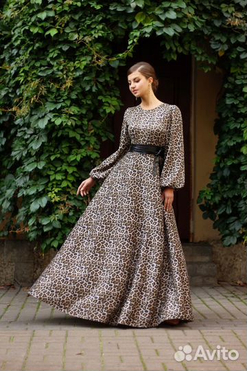 Платье женское теплое 52