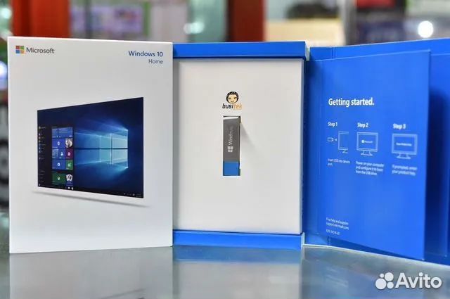 Windows 10 PRO BOX ключ. Лицензия
